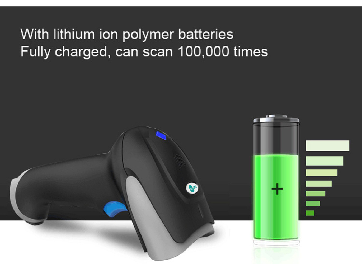 BaoShare WX-70 wireless laser barcode scanner bluetooth 2D scanner