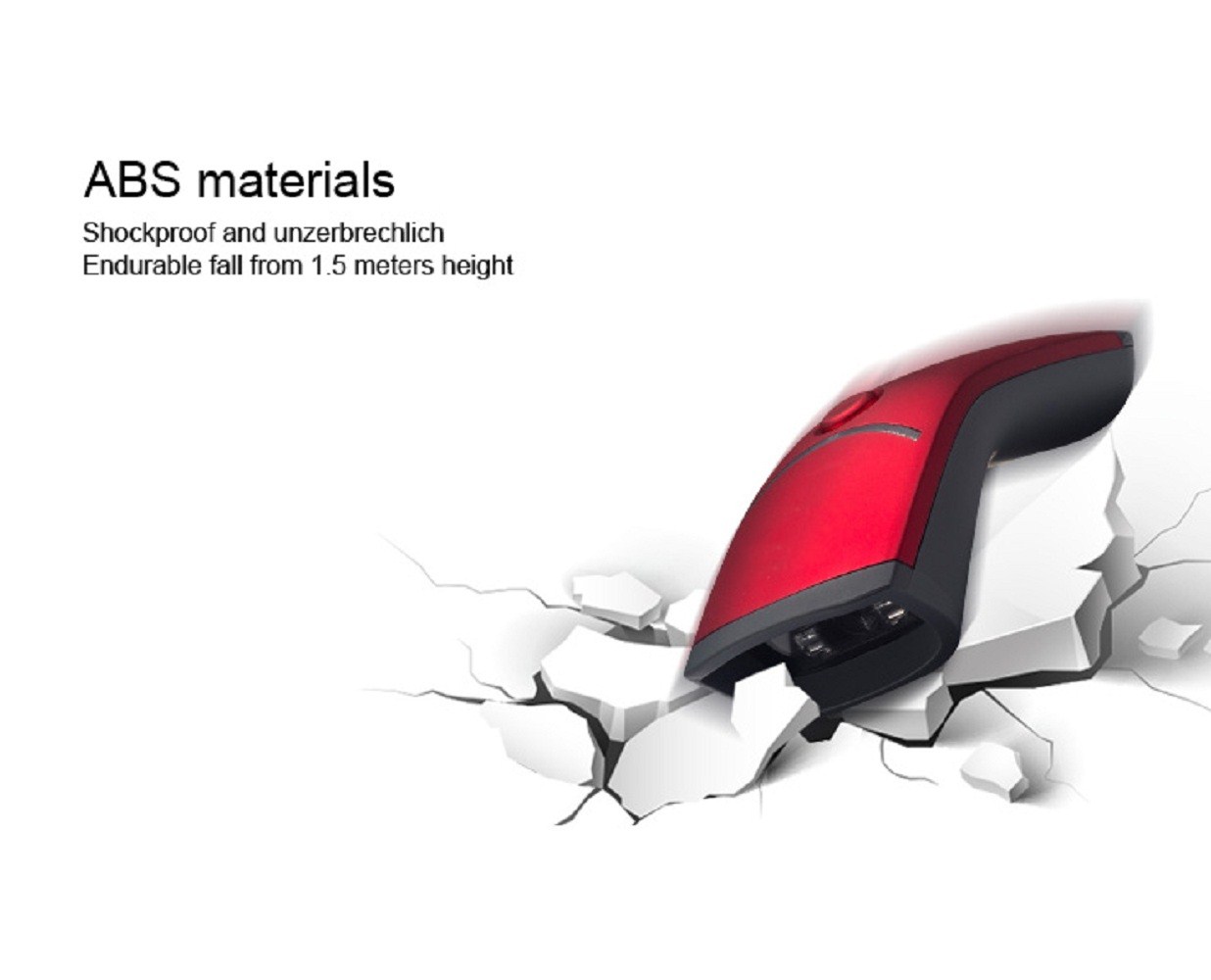 China factory BaoShare barcode scanner cheap RF433hz wireless 1d and 2d barcode scanner qr reader