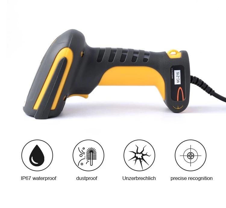 Baoshare MC-Z15 wired 1d 2d QR code reader, waterproof wired barcode scanner