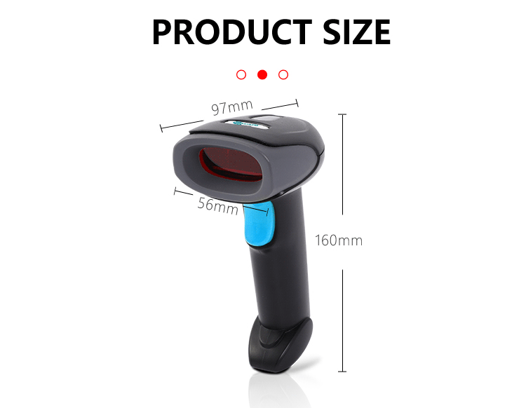 BaoShare DY3 Factory Wholesale Price Supermarket POS Handheld Wired 1D Laser Barcode Scanner