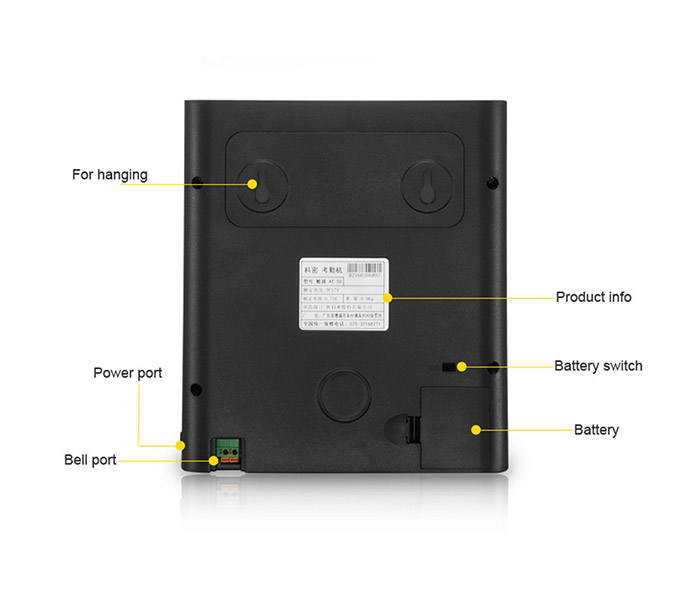 comet at 50 l electronic clock attendance time record machine time