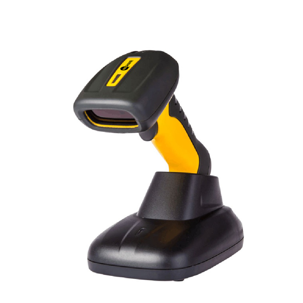 BaoShare WE12D portable industrial type1d/2d/QR barcode scanner handheld barcode reader machine with charging base