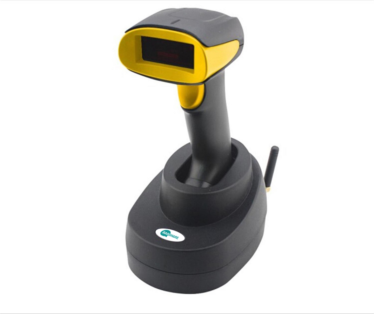 BaoShare WX-80 bar code reader handheld portable 1d laser wireless barcode scanner with charging base