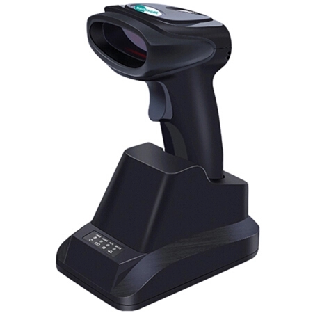 BaoShare WX-90 Handheld 1D 2.4G Barcode Reader With Charging Base Portable 1D CCD Wireless Barcode Scanner