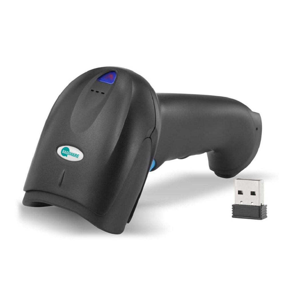 BaoShare EW-40G handheld portable 2.4G transmission 1d & 2d barcode reader wireless 2d barcode scanner