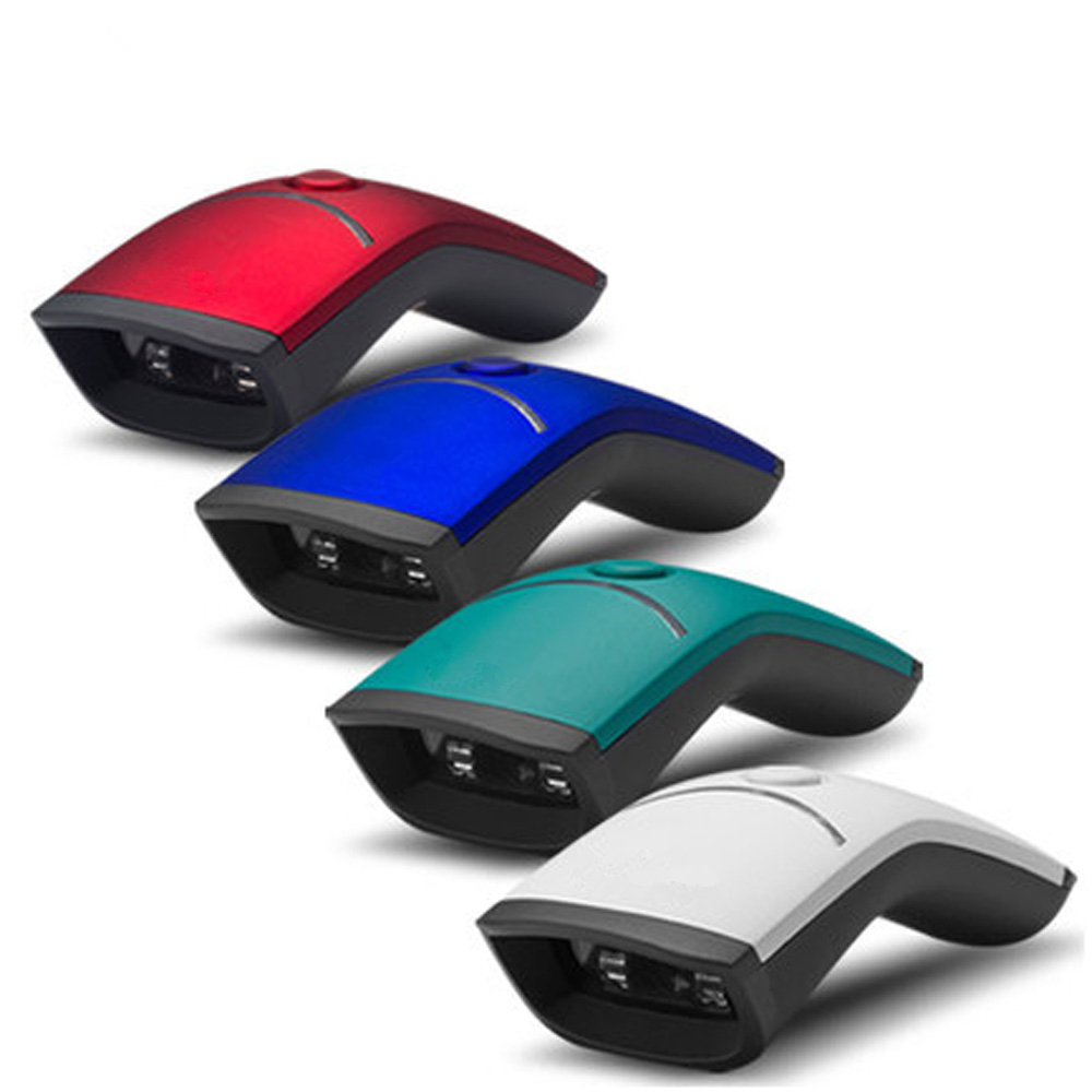 Guangzhou Factory price YC-100B bluetooth barcode scanner 1d 2d QR code reader wireless handheld portable barcode scanner