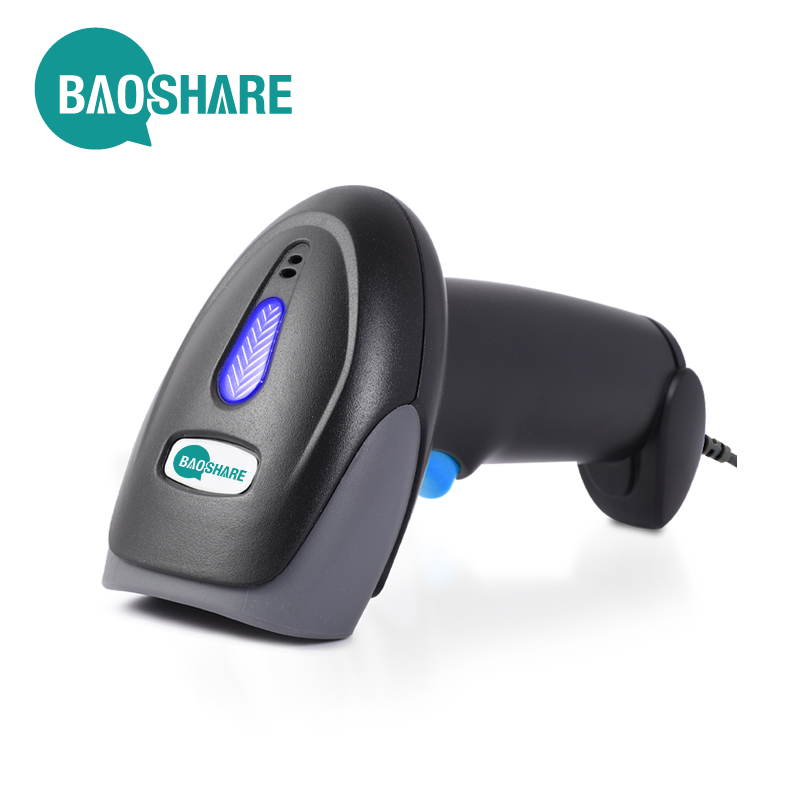 BaoShare DY3 Factory Wholesale Price Supermarket POS Handheld Wired 1D Laser Barcode Scanner