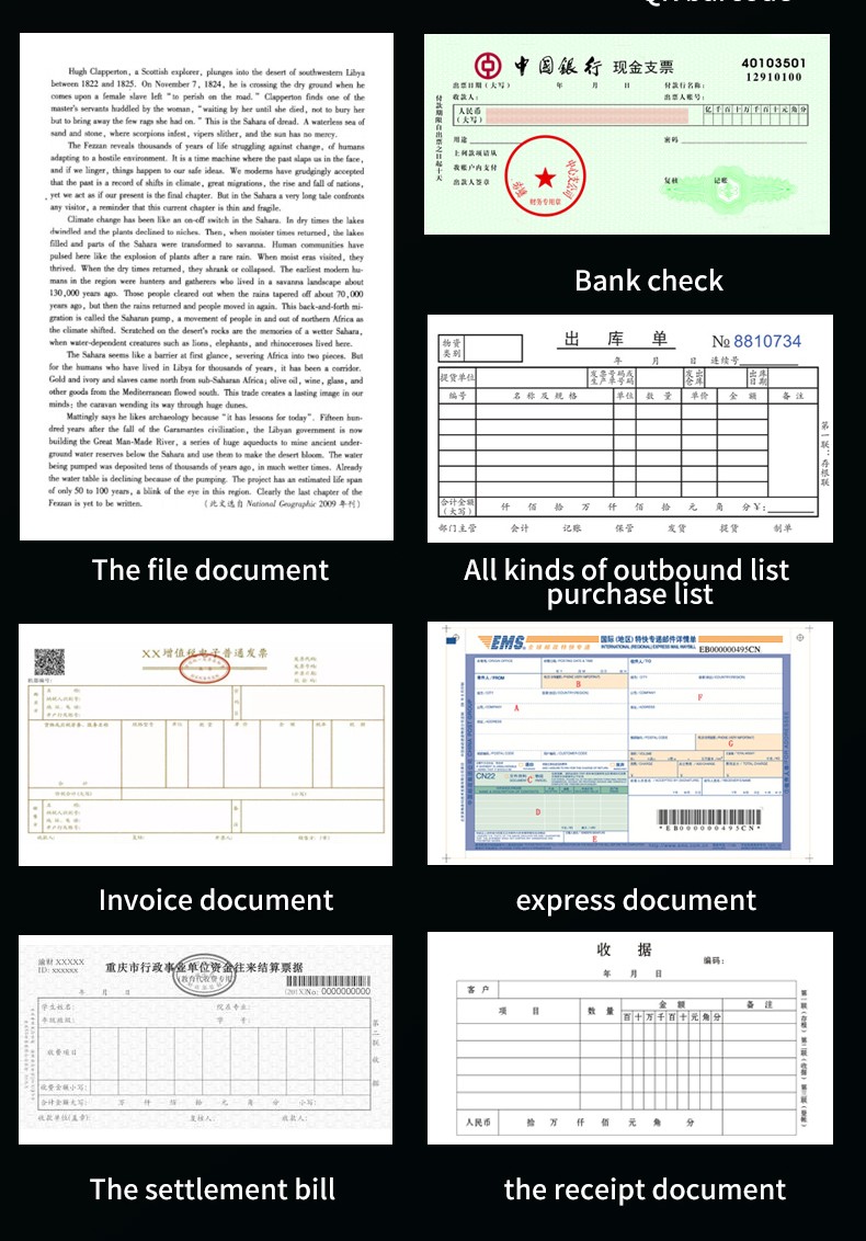 Portable Document Camera, A3 Automatic Book Scanner