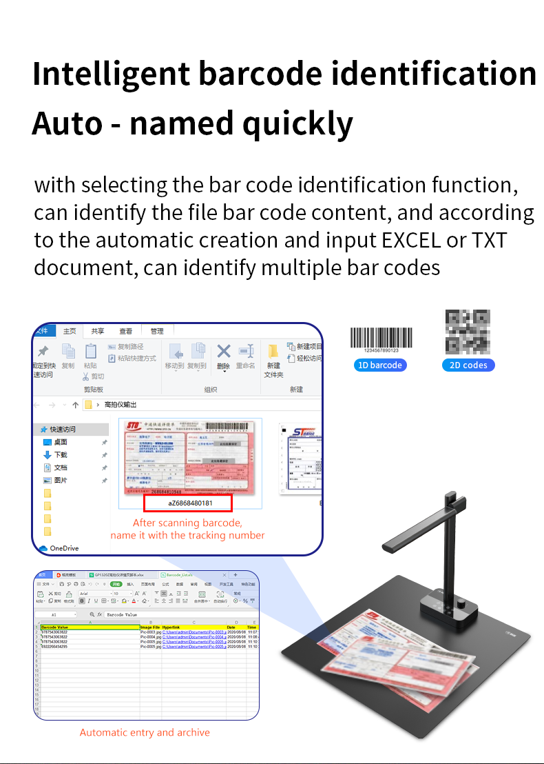 Desktop document scanner