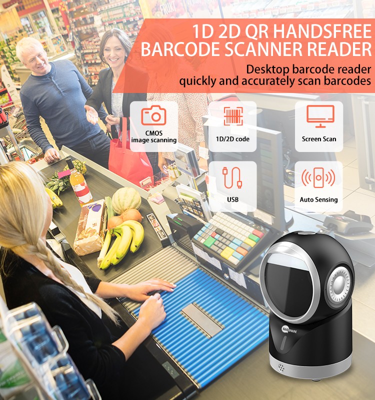 Wired 2D Barcode Scanner for supermarket and retails store - Urscanner