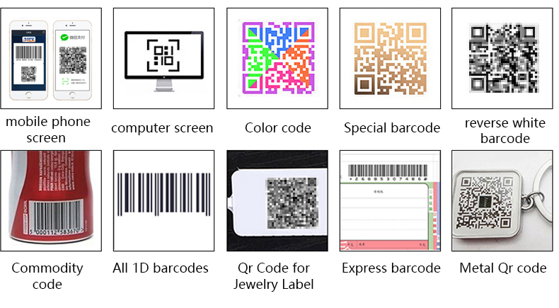 Wired Usb Barcode Reader Qr Code Scanner Hands Free 2d Omnidirectional Barcode Scanner For Supermarket