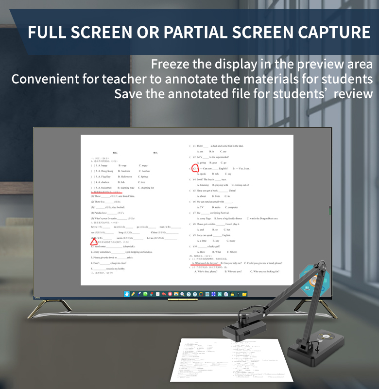 Using A USB Document Camera Visualizer in the Classroom
