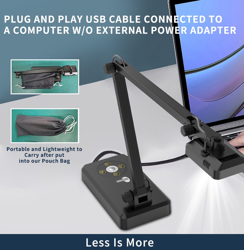 Digital Visualizer Ocr Document Camera Visual Presenter Usb A3