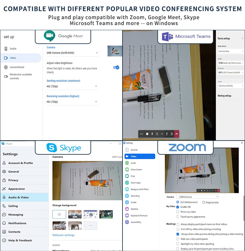 Digital Visualizer Ocr Document Camera Visual Presenter Usb A3