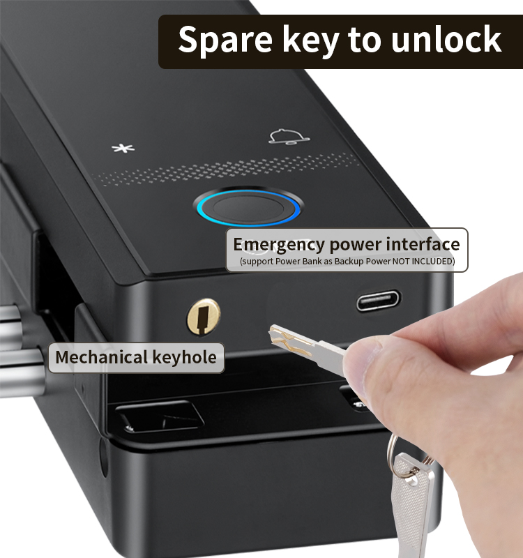 Smart Lock Card Biometric Fingerprint Lock For Home Security