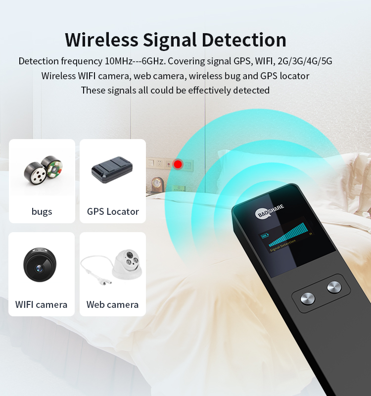 Wireless Signal Detector GPS Magnet Detector KD60