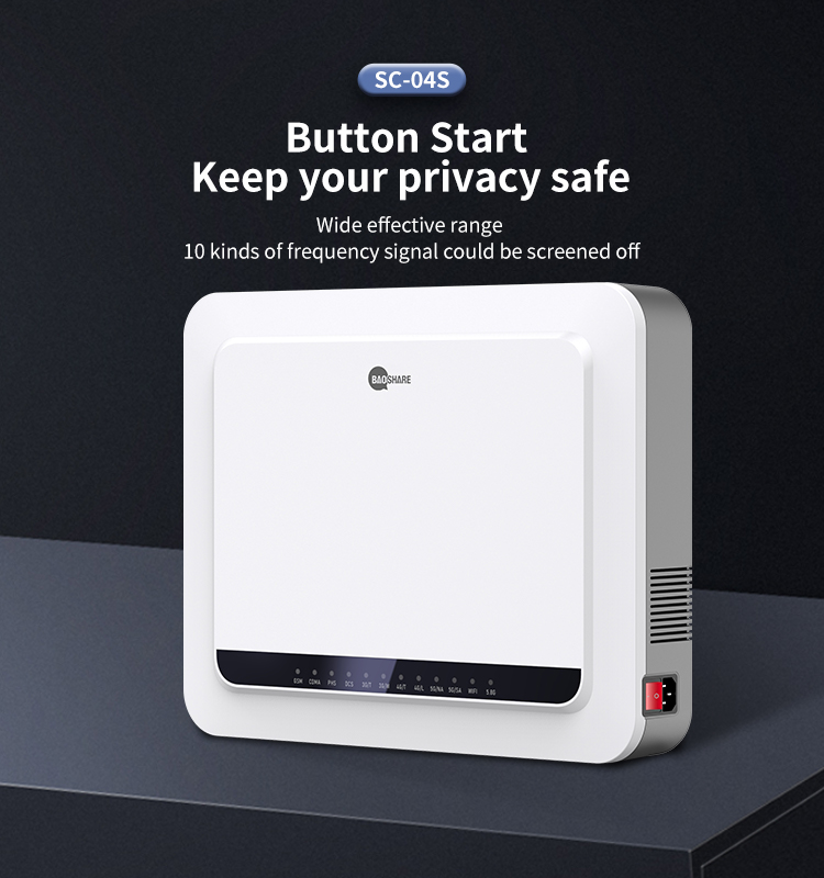 Signal Shield Device 3G 4G 5G WIFI GPS GSM Signal Jammer