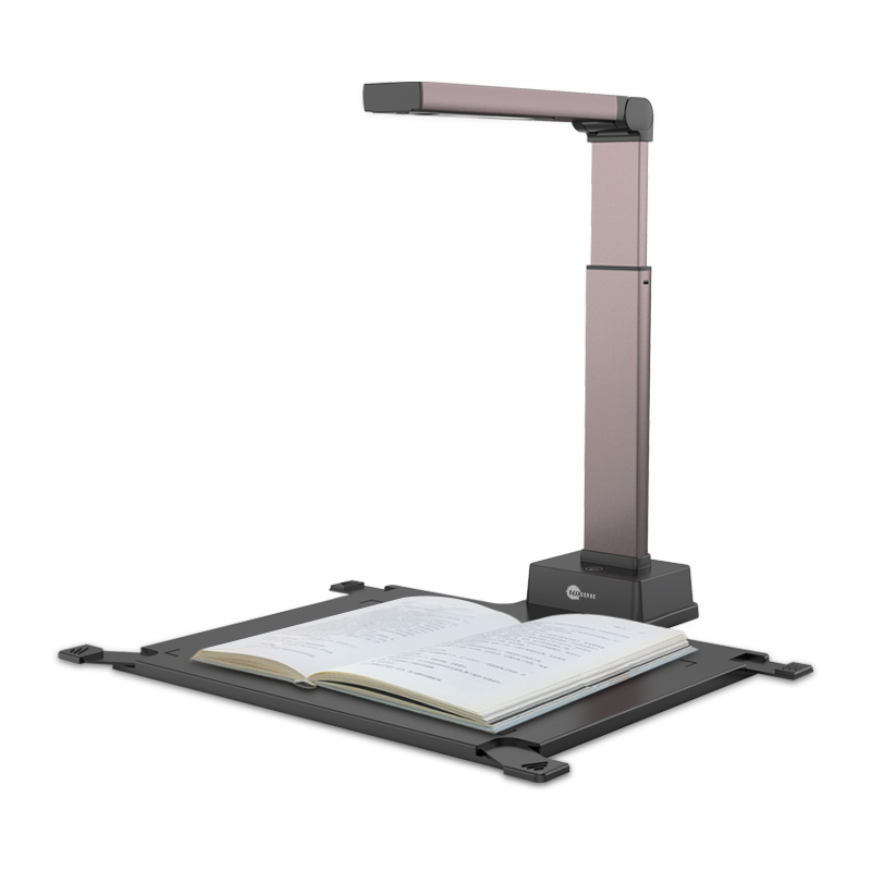 Professional 18MP OCR Book Scanner Digital High Resolution A3 Portable Document Camera for Multimedia Learning Displaying
